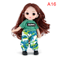 Pikkukuva 1 / 5: BJD 16cm nukke casual muoti prinsessavaatteet puvun asusteet A16
