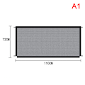 Miniatyrbillede 1 af 8: Transportable Pet Barrier Hegn Foldebar åndbar Mesh Dog Gate Pe 110*72cm