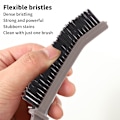 Pikkukuva 3 / 8: 1kpl Groove Gap Cleaning Scrub Kovaharjainen Harja Kotitalouksien Cle