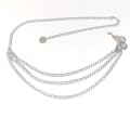 Pikkukuva 5 / 5: Temperamentti Butterfly Waist Chain Tyylikäs monikerroksinen tupsu Wa Silver