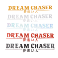 Pikkukuva 5 / 5: DREAM CHASER auton takatuulilasin tarra Heijastava JDM-vinyyli White