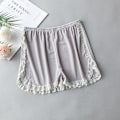 Miniatyrbillede 1 af 5: Kvinder Forår Sommer Samme farve Side Blonde Sikkerhedsshorts Bukser Sw Gray