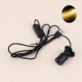 Miniatyrbillede 1 af 8: Led USB Spotlight Smykkeskab Showcase Counter Lampe Black Warm Light