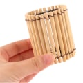 Pikkukuva 8 / 8: Pieni bambu lampunvarjostin Vintage lampunvarjostin riippuvalaisimen cover D