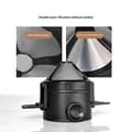 Miniatyrbillede 7 af 8: Bærbart foldbart kaffefilter i rustfrit stål, genanvendeligt kaffe Black