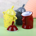 Miniatyrbillede 8 af 8: Canister With Attitude Krukker Akimbo Crooked Body Mugs og Hipster Multicolor