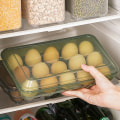 Miniatyrbillede 4 af 8: 10/15 Grids Æg Opbevaringsboks Plast Transparent Bærbar B2