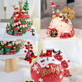 Miniatyrbillede 5 af 5: 2022 Juletog Ornamenter Net Berømthed Tog Ornamenter Ch White