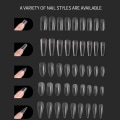 Miniatyrbilde 5 av 5: 240 stk Gel X Nails Tip Press on Extension Acryl Full Cover 05