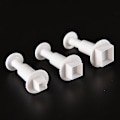 Miniatyrbild 1 av 7: 3X Cake Fondant Sugarcraft Dekor Cookie Mould Form Plunger Squa