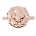Miniatyrbillede 1 af 8: 1 Stk Blomster Form Metal Låse Taske Spænde Fang Spænder Til Handba Gold
