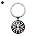 Miniatyrbild 1 av 5: Fashion Dart Target Pendant Keychain Digital Target Keychain Ca 3