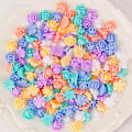 Pikkukuva 1 / 8: 50 kpl 3D Mini Flower Flatback Resin tarvikkeet Tee-se-itse askartelupuhelin 05