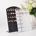 Miniatyrbilde 3 av 8: 48/72 hull kreative smykker øredobber studs display stativ White 18X8.8cm