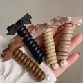 Pikkukuva 3 / 8: Bowknot-punotut puhelinlangalliset hiusnauhat Gray