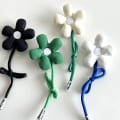 Miniatyrbild 3 av 8: DIY Blomma Brosch Tillbehör Väska Hänge Lapel Pin Badges Broo Apricot