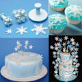 Pikkukuva 6 / 8: XMAS 3kpl Snowflake Fondant Cake Koristeluun Sugarcraft ter Plun