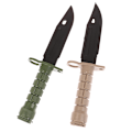 Miniatyrbillede 6 af 8: M9 Dolk Model Taktisk Gummi Til Gave Legetøj Army Fan Saml Green