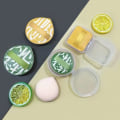 Pikkukuva 5 / 8: Makeup Sponge Puff Set Makeup Powder Concealer Super Soft Cotto Yellow M