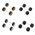 Miniatyrbild 8 av 8: 1 Set 1/64 modellbilhjul med gummidäck Modifierade delar Ve B36 fork plating