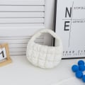Miniatyrbild 1 av 8: Mode Mini Puffer Tote Bag Elegant telefonväska Key Pouch Simp A2