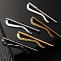 Pikkukuva 3 / 5: 1 kpl Metallinen Bifold Money Clip Bar Lompakko Vaihda osat Jousi Cla Gold