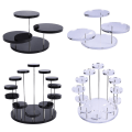 Miniatyrbild 2 av 8: Cupcake Stand Akryl Display Stand För smycken Cake Dessert Ra Transparent 3