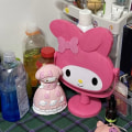 Miniatyrbild 4 av 8: Kawaii My Melody e Cartoon Folding Mirror Vanity Makeup Handhel Rose red