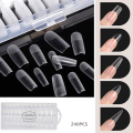 Pikkukuva 2 / 5: 240 kpl Geel X Nails Tip Paina Extension Akryyli Full Cover 01