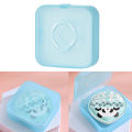 Pikkukuva 8 / 8: 1kpl laatikko Cosmetic Puff Makeup Sponge Powder Puff Drying Holder Light blue