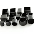 Miniatyrbild 6 av 8: Transparent Gummi Golvstol Anti Scratch Protector Cap Möbler Black 16mm