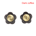 Miniatyrbillede 1 af 5: Bagagetaske Magnetiske knapper til kvinder Håndlavet DIY-håndtaske Acc Dark coffee