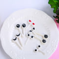 Miniatyrbilde 3 av 5: 10 Stk/Sett Grillspyd e Eyes Lunsj Bento Box Fruktplukker Gaffel Stic 10pcs