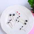 Miniatyrbillede 3 af 5: 10 Stk/Sæt Skewers e Eyes Frokost Bento Box Frugtplukkere Fork Stic 10pcs