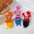 Miniatyrbild 6 av 8: Creative e Cartoon Car Key Pack Korv Munstickning Ull Bil A4