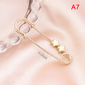 Miniatyrbild 1 av 5: Justering Justerbar Gold Brosch Heart Star Fasta kläder Wais A7