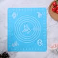 26*29 cm silikon non-stick matta Rolling Dough Liner Pad Bakverk C Blue