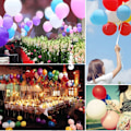 Pikkukuva 4 / 8: 100 kpl 10 tuumaa PLAIN LATEX BALLOONS Juhla Häät Syntymäpäivä Joulukuu mix color