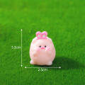 Miniatyrbillede 1 af 8: Mini e Funny Pig Figur Car Dashboard Ornament Desktop Resin Cr 1