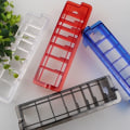 Miniatyrbillede 7 af 8: Universal Rektangulær Plastic Guide Kam Opbevaringsboks Barber Hai Red