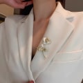 Miniatyrbilde 2 av 5: Rose Blomst Brosjer Til Kvinner Menn Skjønnhet Blomst Brosje Pin Gif