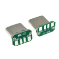 Miniatyrbillede 3 af 5: USB3.1 Type C Patch Board 16pin 4 svejsetråd Databånd PCB US