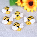 Miniatyrbillede 8 af 8: 10 stk Flat Back Resin Cabochon Bee DIY Flatback Scrapbog Em