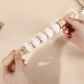 Miniatyrbillede 2 af 8: Træmassagerulle fedtreducerende kropsformningsværktøj Hele Bod