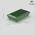 Miniatyrbild 1 av 8: 10/15 Grids Ägg Förvaringslåda Plast Transparent Portable B2