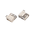 Miniatyrbillede 4 af 5: 10 stk USB2.0 Type A Standard Port hun-loddestikstik