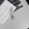 Pikkukuva 1 / 8: Cross Keychain Creative pyörivä reppuriipus Silver-A6