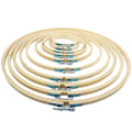 Pikkukuva 3 / 8: Ristipisto hine Bambukehys Kirjonta Tee-se-itse askarteluompelu myös 26cm