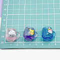Miniatyrbillede 5 af 6: 5 Stk Miniature Lysende Cup Ornaments e Cartoon Resin Cups Orn