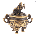 Miniatyrbillede 1 af 8: 1 Stk Alloy Small Lotus Mountain Hollow Out røgelsespindbrænder D